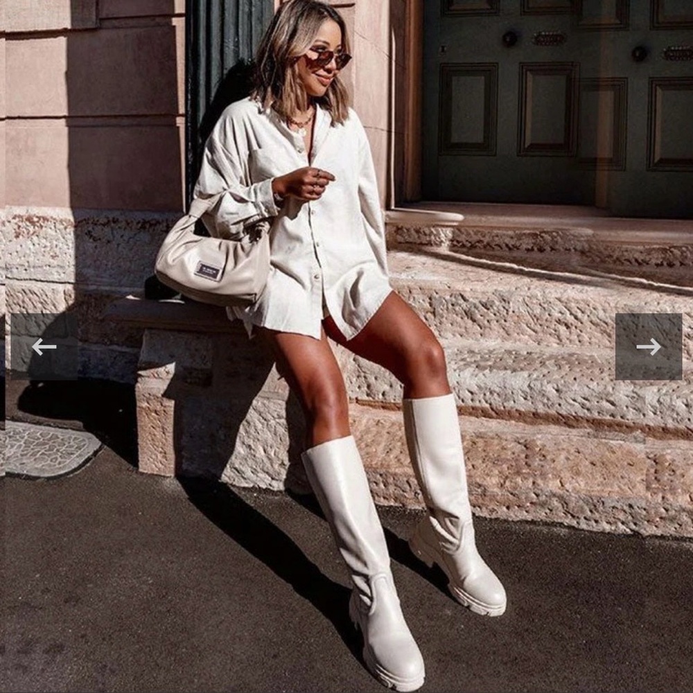 SUMMUM Woman Genuine Leather Knee-High Boots | Chic Minimalist Designer Boot